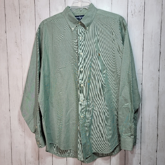 Ralph Lauren BLAKE Tartan Check Short Sleeve Button Down Check Shirt Men's XL /eaa443764